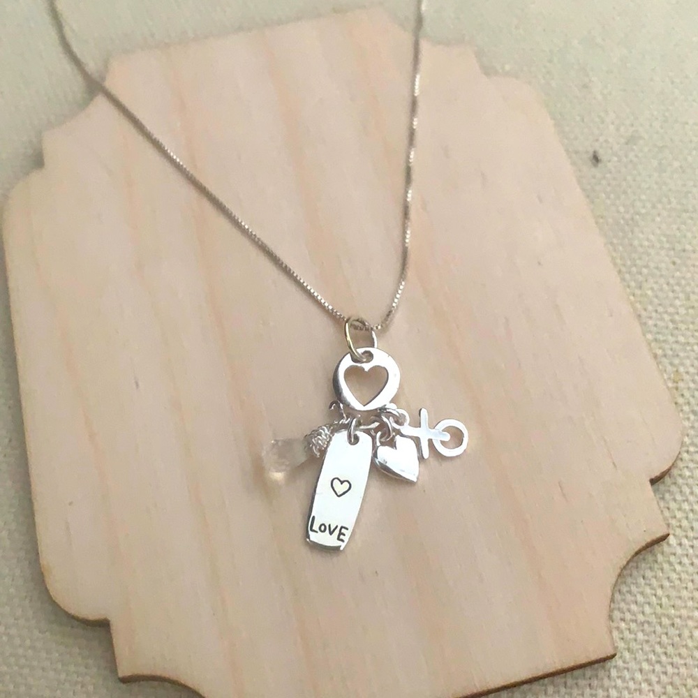 Love Xo silver 925 necklace